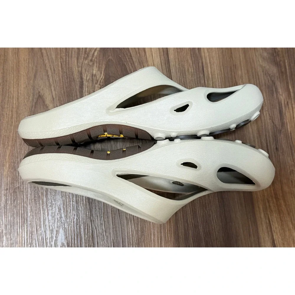 KEEN Shanti Plaza Mens Taupe/Canteen Clog Slides Sandals Size 14 (1028605)